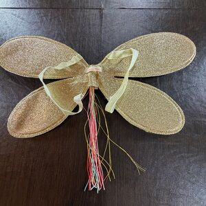 Gold Glitter Butterfly wings - Meri Meri Dress Up